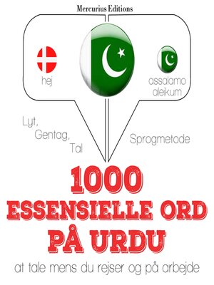 cover image of 1000 essentielle ord i Urdu